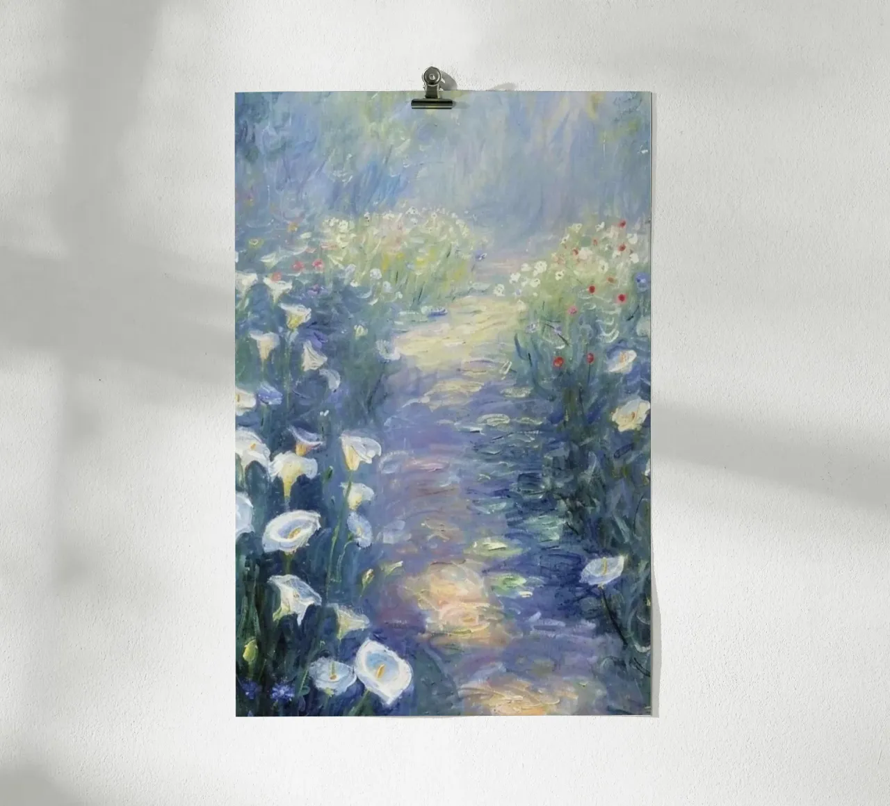 garden pathway poster con telaio in legno da twillight