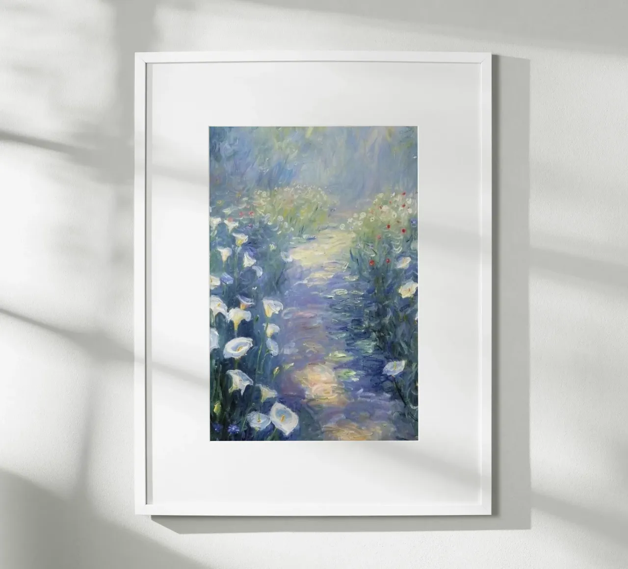 garden pathway poster con telaio in legno da twillight