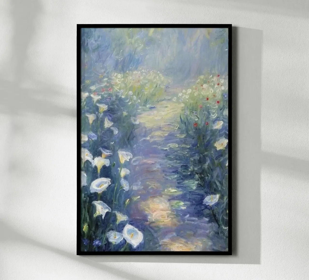 garden pathway poster con telaio in legno da twillight