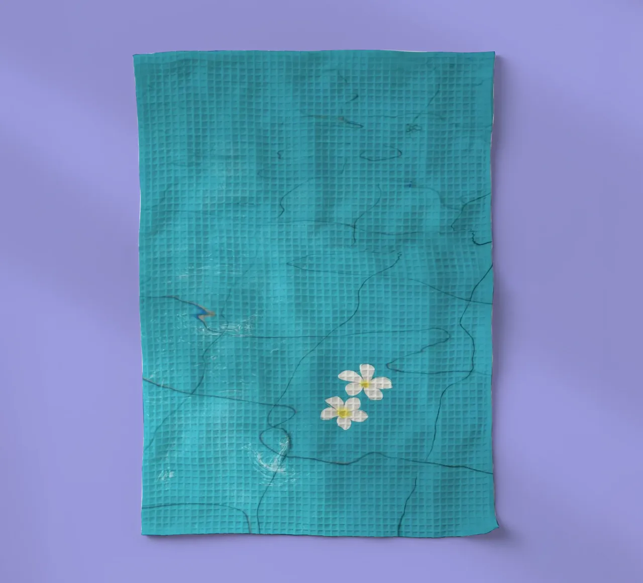 frangipani on pool canovaccio da cucina da prindy