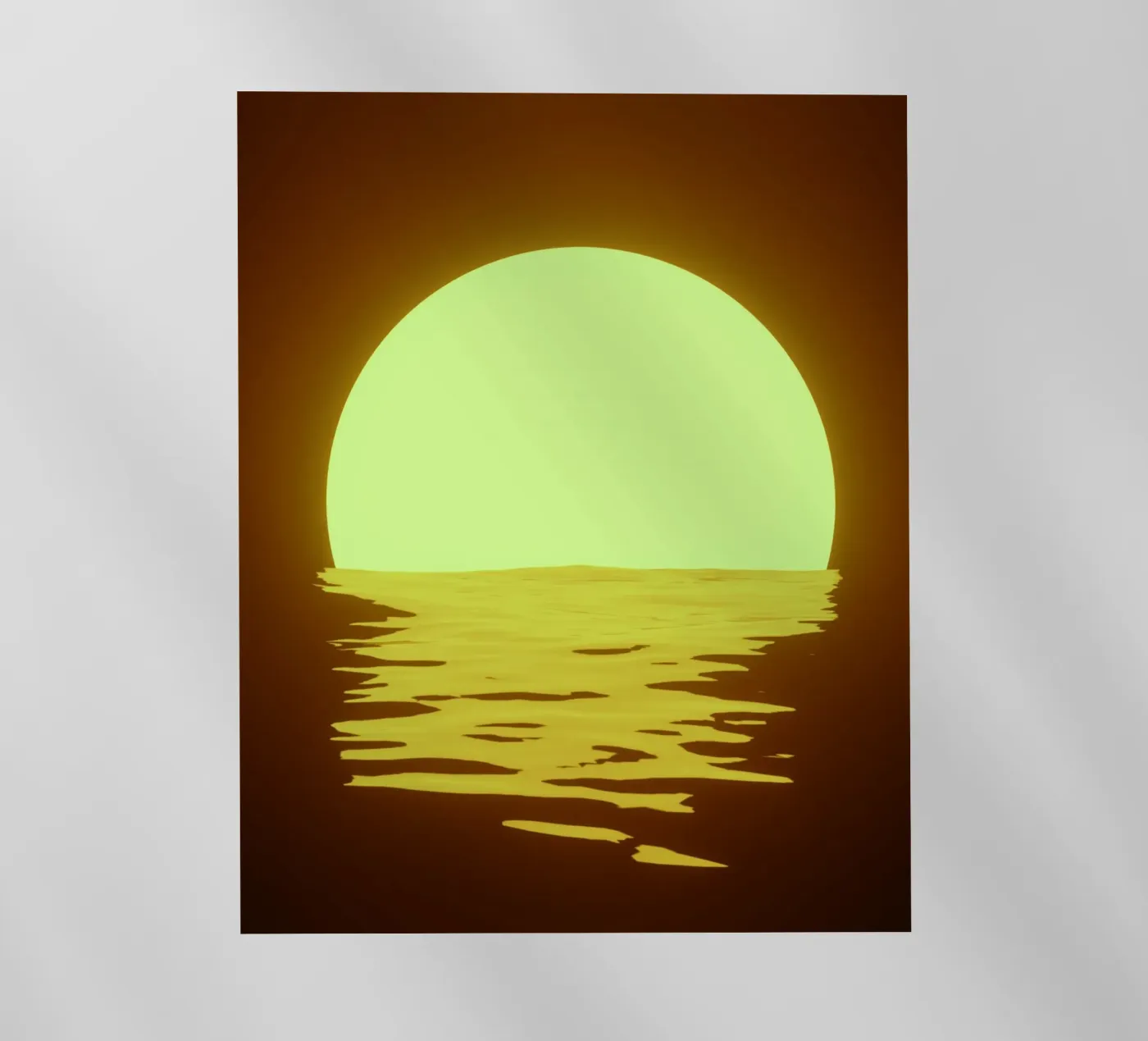 sunset rippling pellicola backlit da twillight