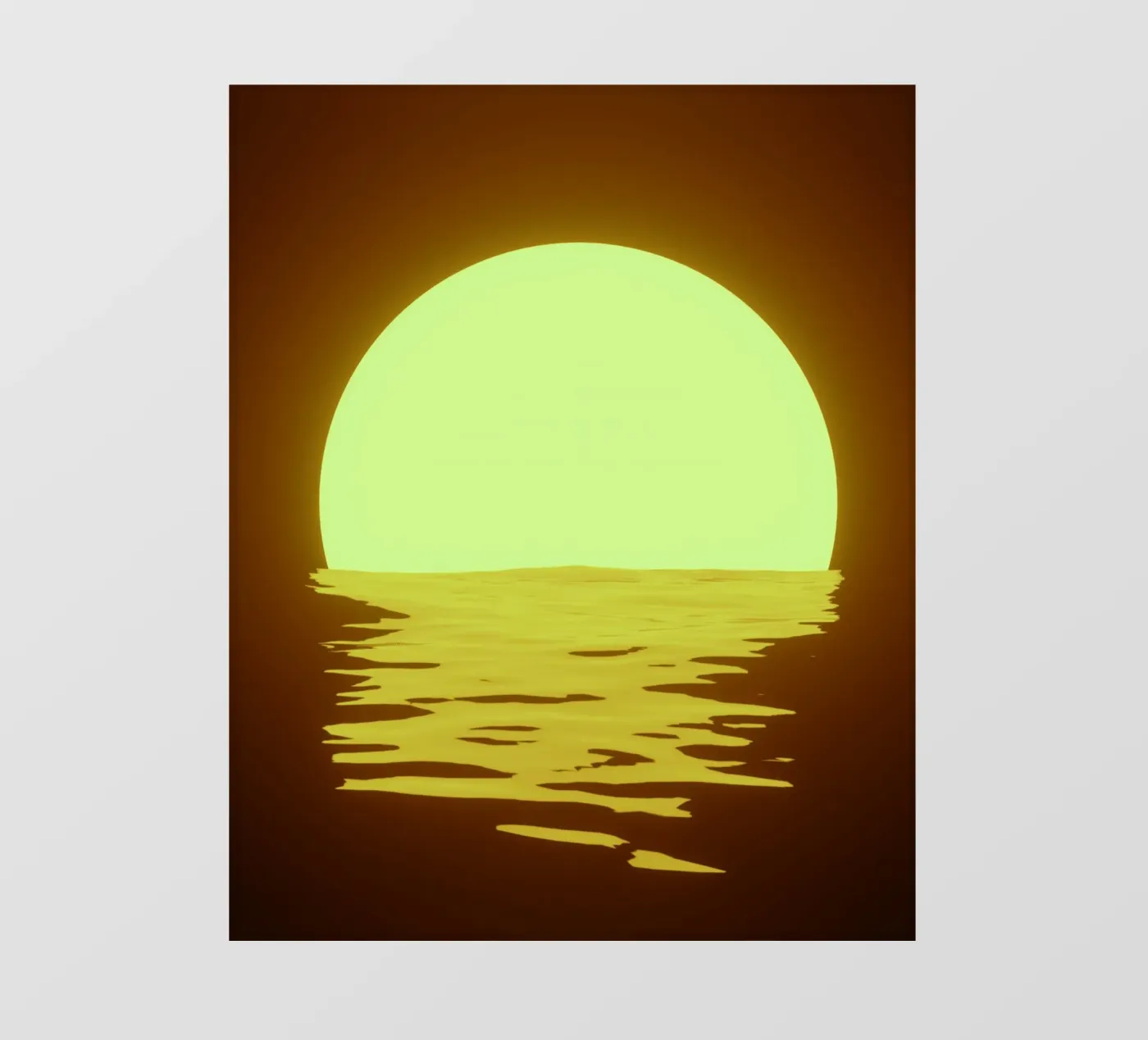 sunset rippling pellicola backlit da twillight