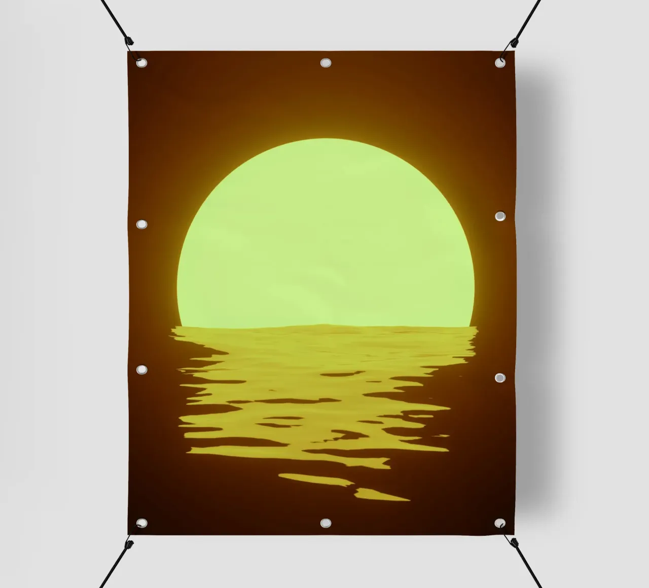 sunset rippling telo in pvc da twillight
