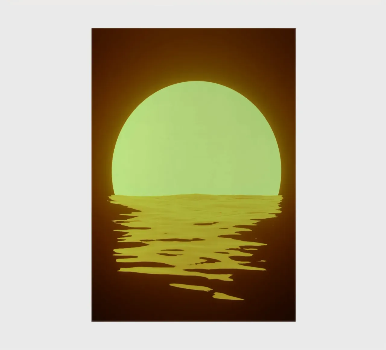 sunset rippling notebook by twillight