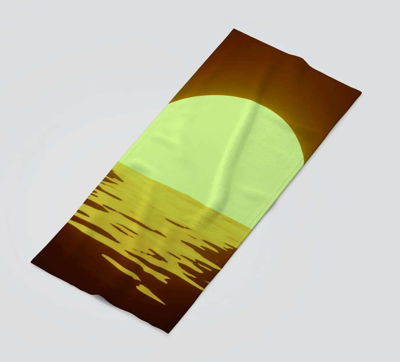 sunset rippling telo mare da twillight