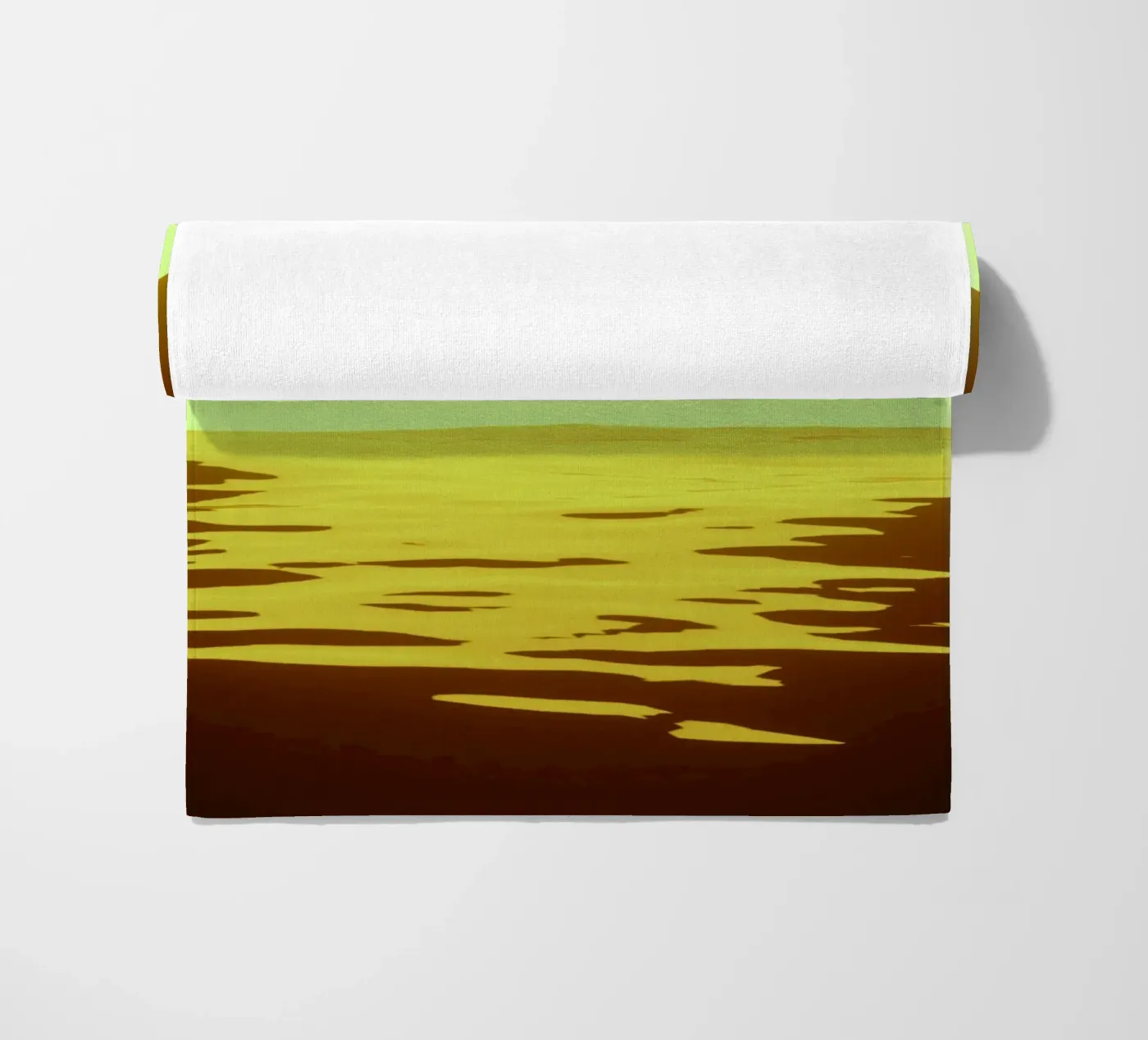 sunset rippling telo mare da twillight