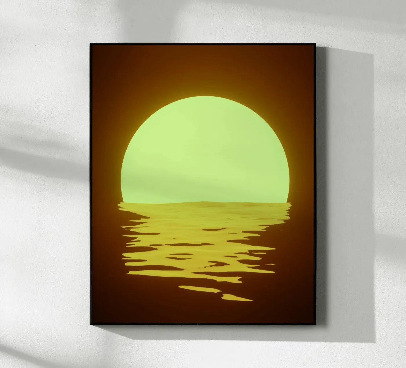 sunset rippling Acryl-Glas von twillight