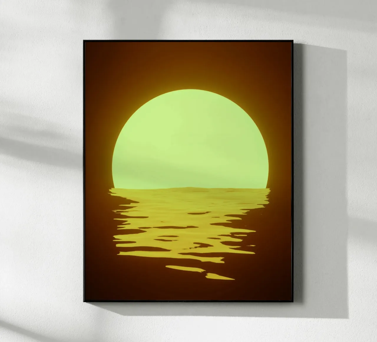 sunset rippling plexiglass da twillight