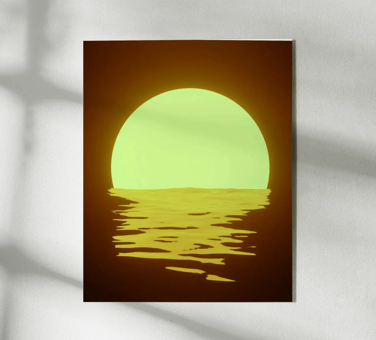 sunset rippling plexiglass da twillight