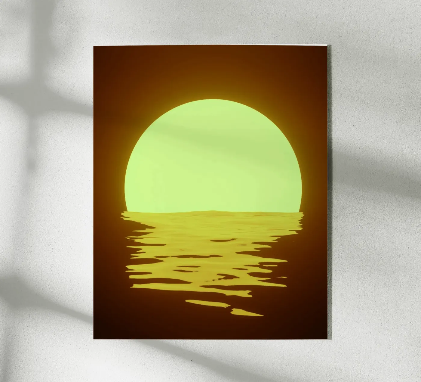 sunset rippling Acryl-Glas von twillight