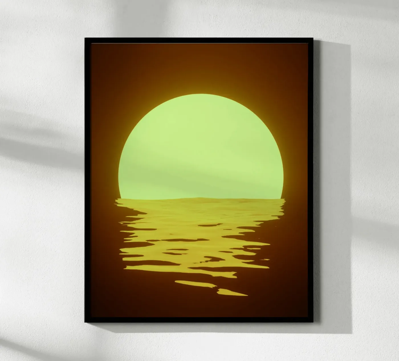 sunset rippling poster by twillight
