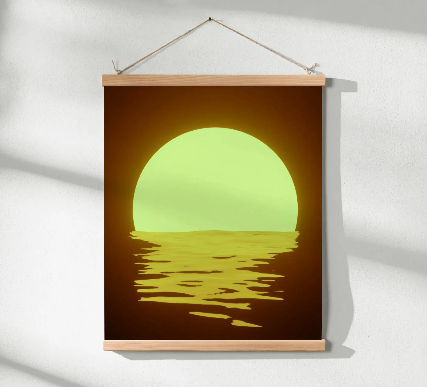 sunset rippling poster by twillight