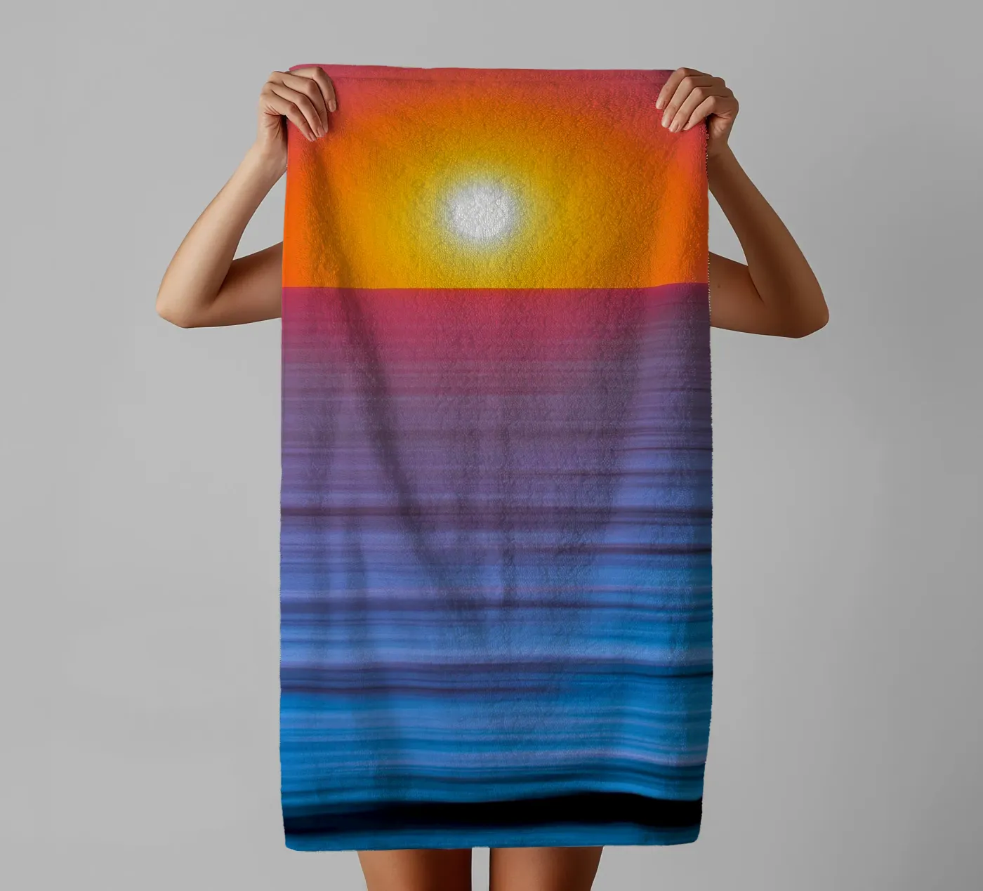 reflection calm badhanddoek van twillight