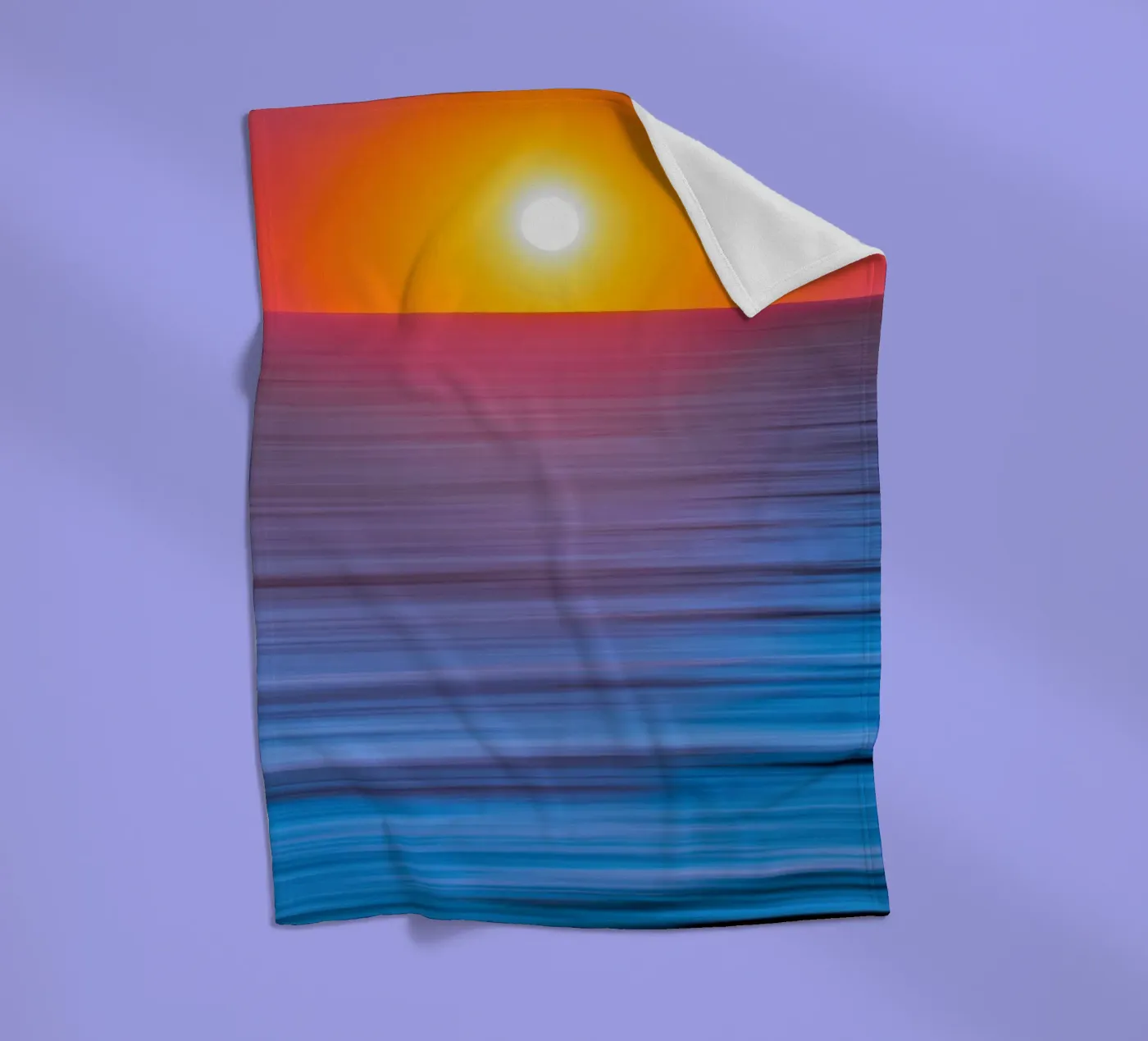 reflection calm fleecedeken van twillight