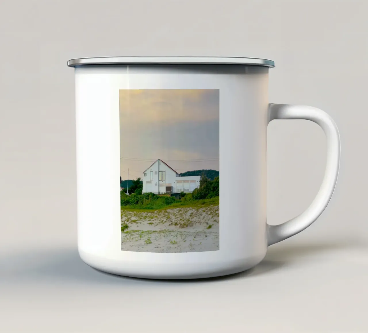 beach building tazza in smalto da Histrol