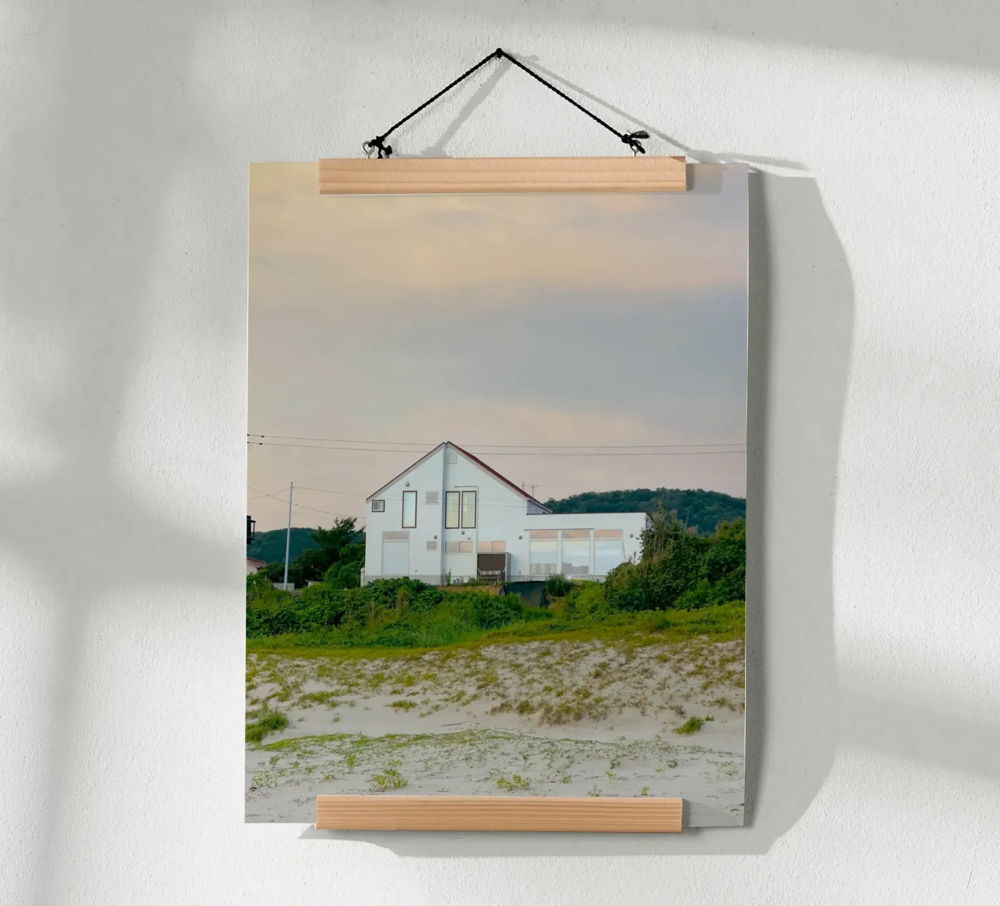 beach building poster da Histrol