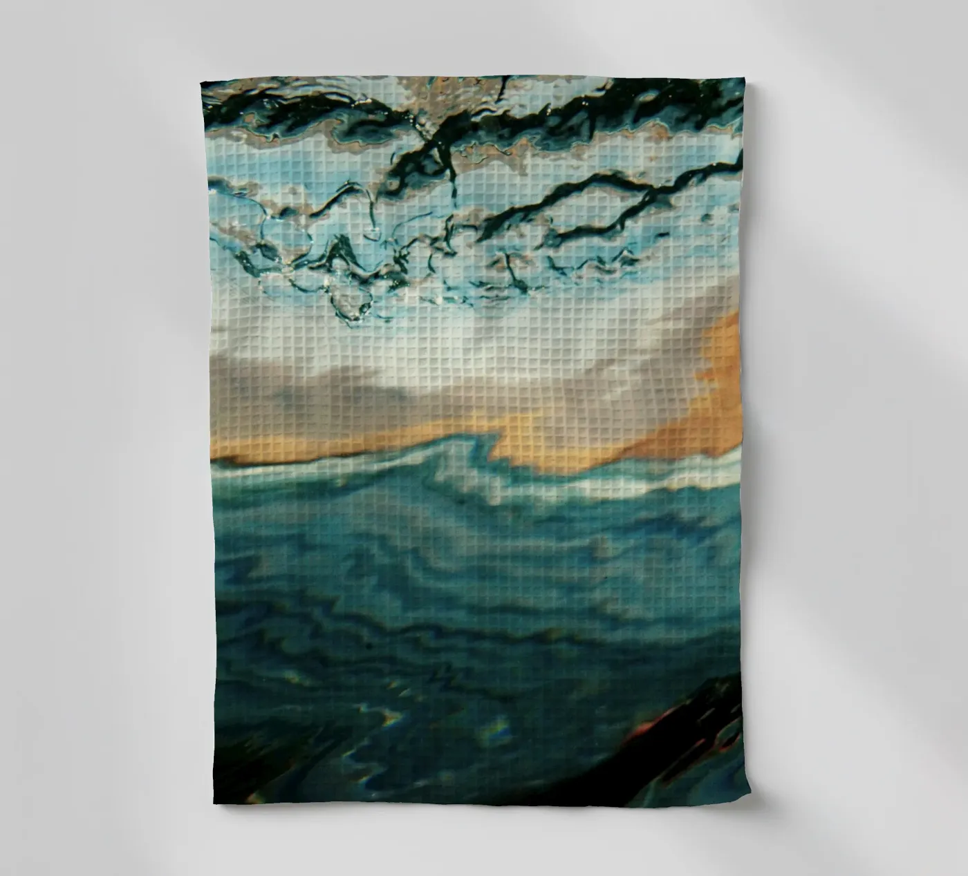 patterns abstraction tea towel by Histrol