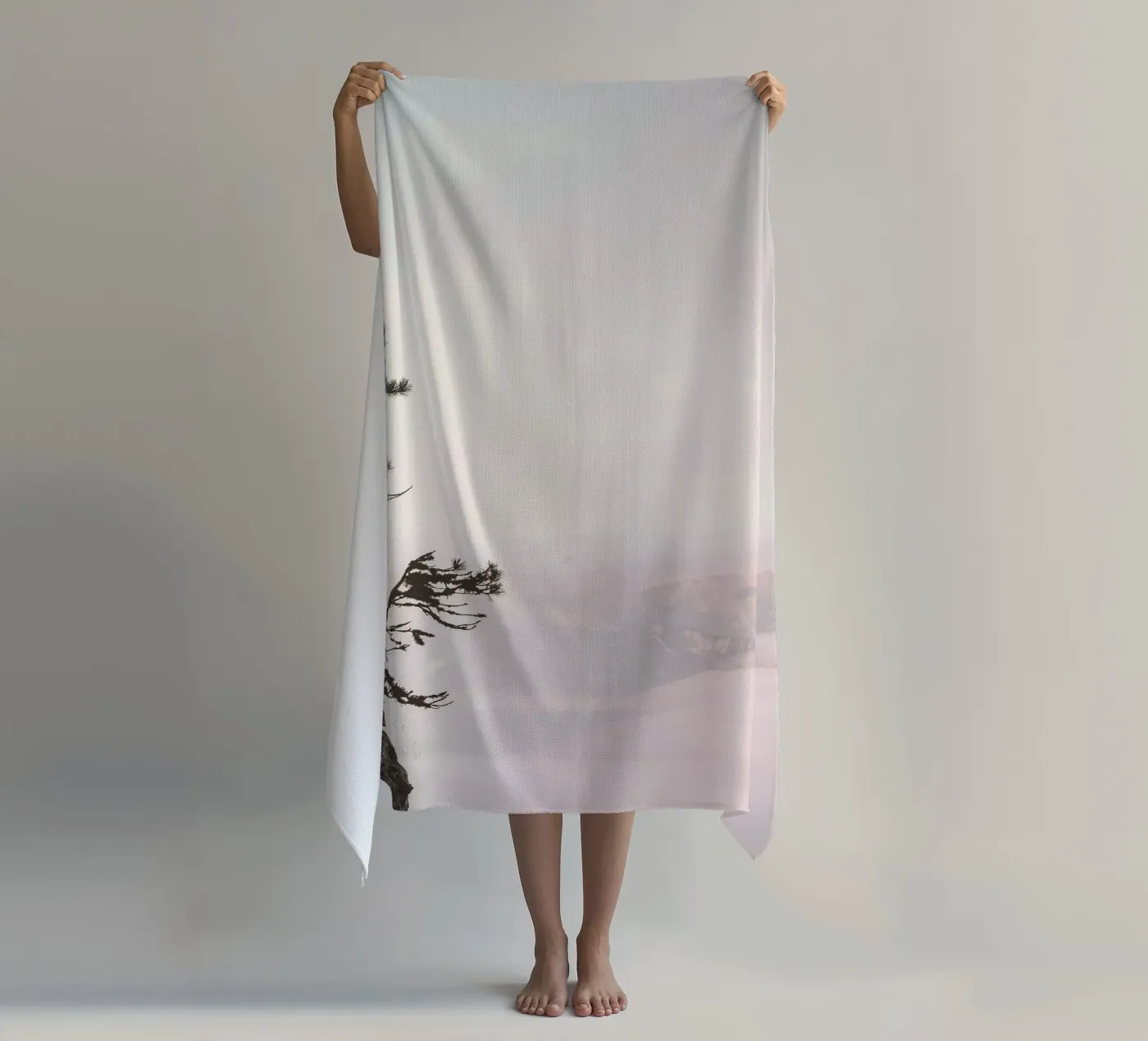 cliff pine tree telo mare da Histrol