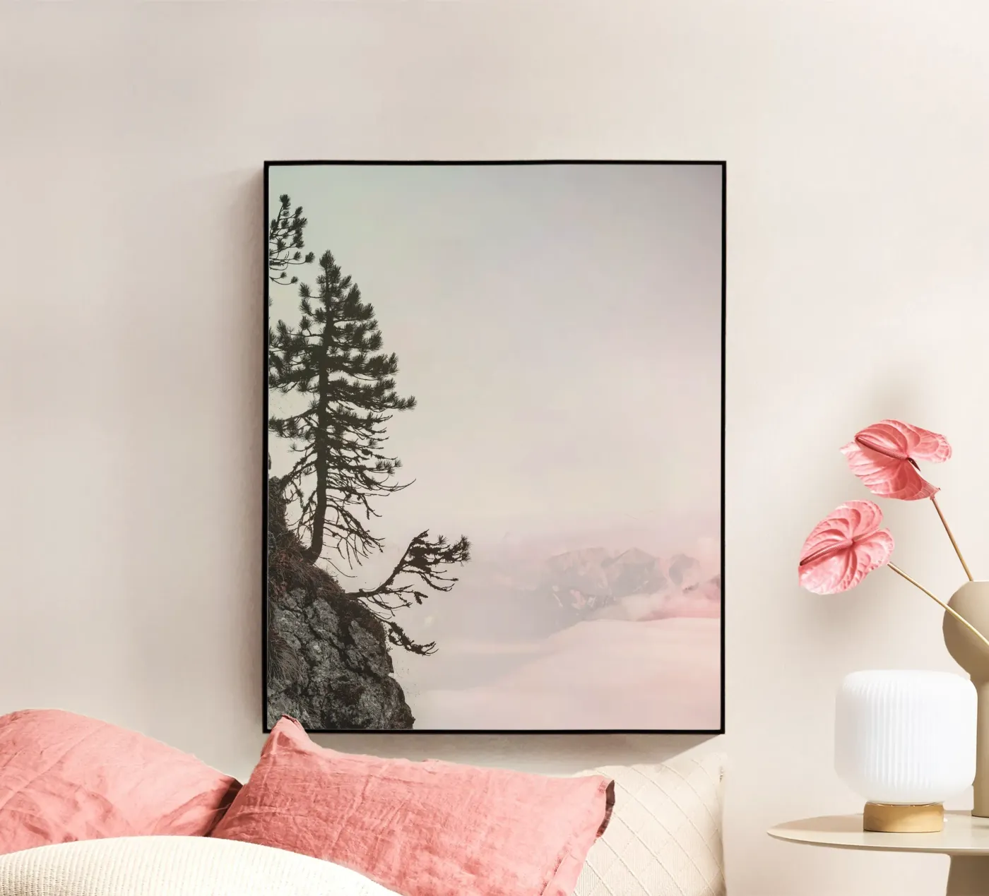 cliff pine tree acrylic glass by Histrol