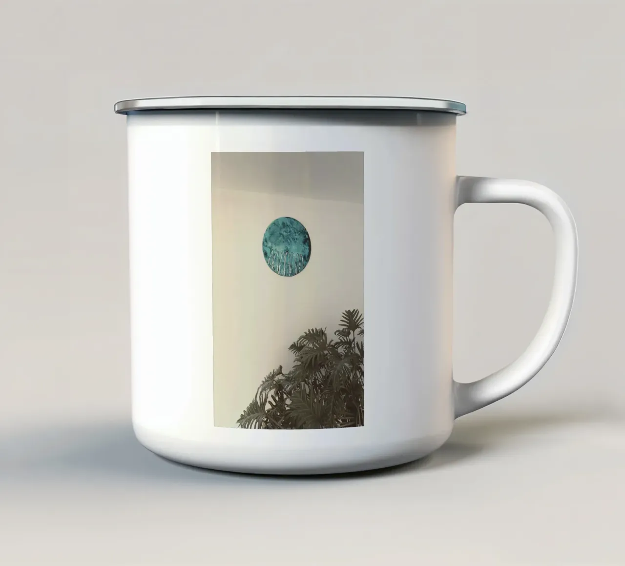 wall circular tazza in smalto da Histrol
