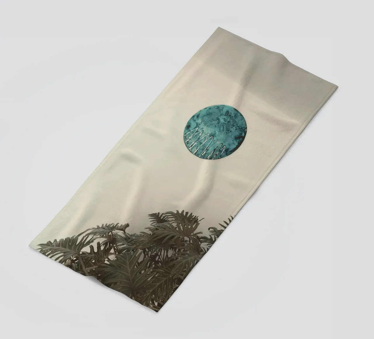 wall circular beach towel by Histrol