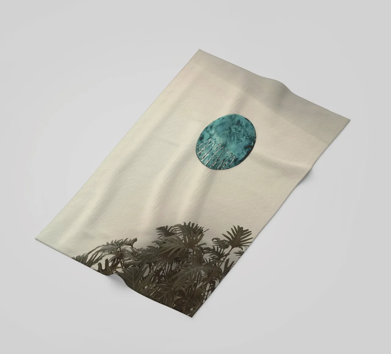 wall circular beach towel by Histrol