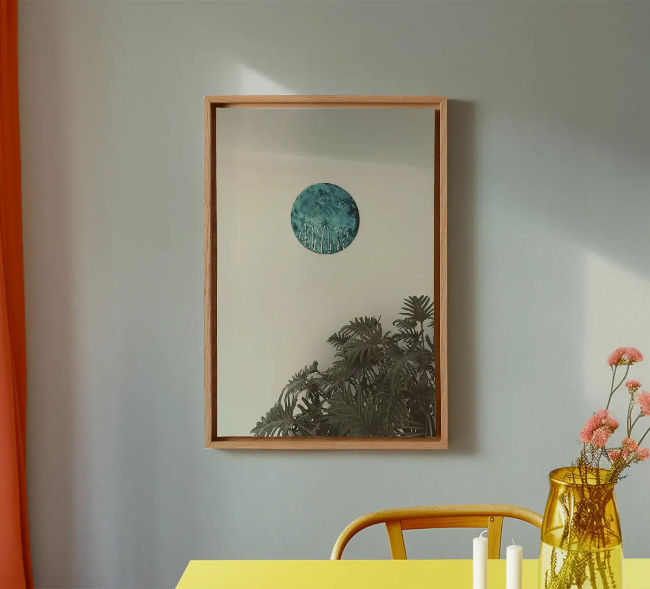 wall circular tela con Cornice a cassetta da Histrol