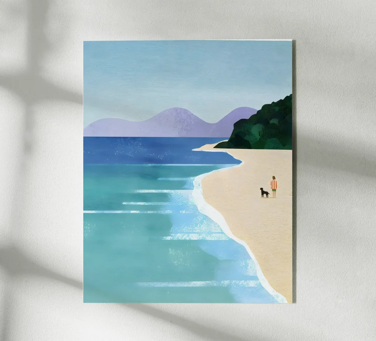 Passeggiata sulla spiaggia ii plexiglass da Funny wall