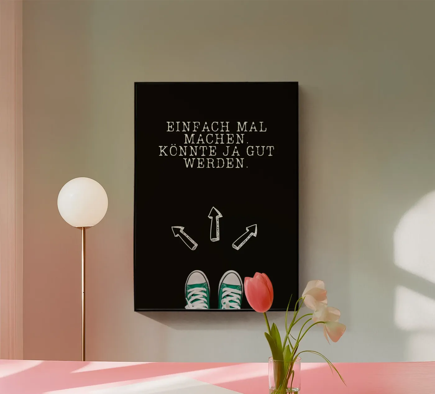 EINFACH MAL MACHEN plexiglass da Daily Motivation