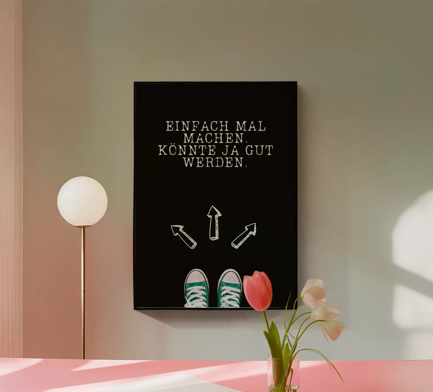 EINFACH MAL MACHEN acryl van SMRT STUDIO