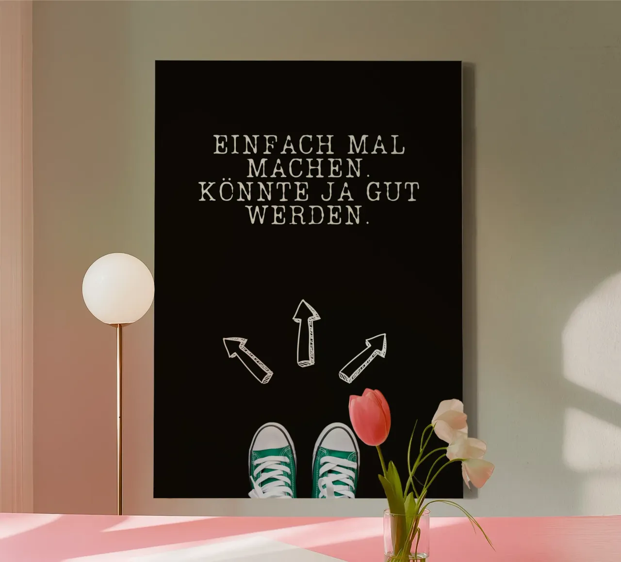 EINFACH MAL MACHEN canvas by Einfach Uebel