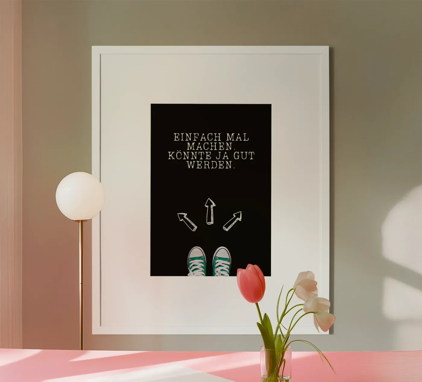 EINFACH MAL MACHEN poster da Daily Motivation