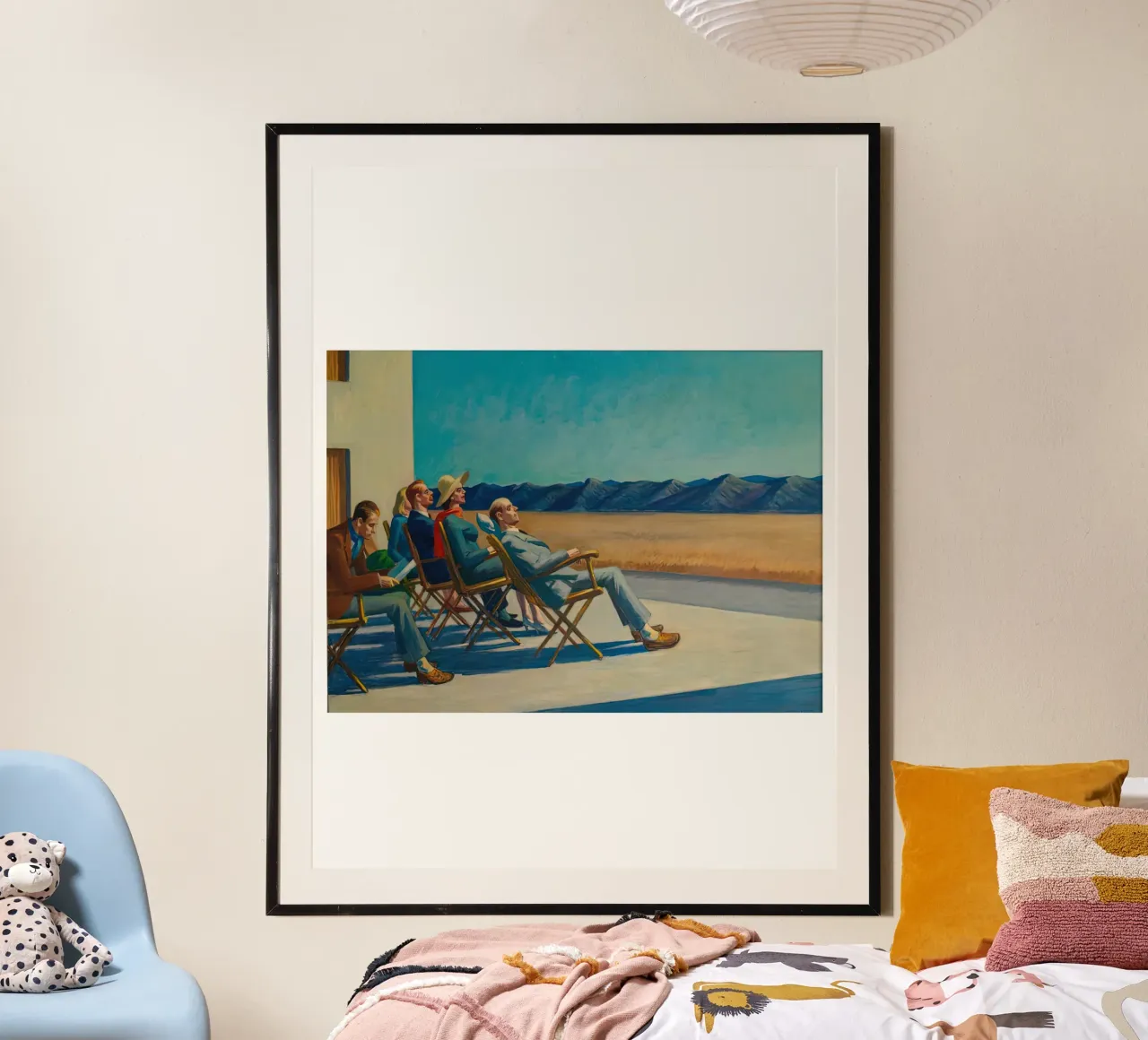 In the Sun poster with wooden frame by ART BEST