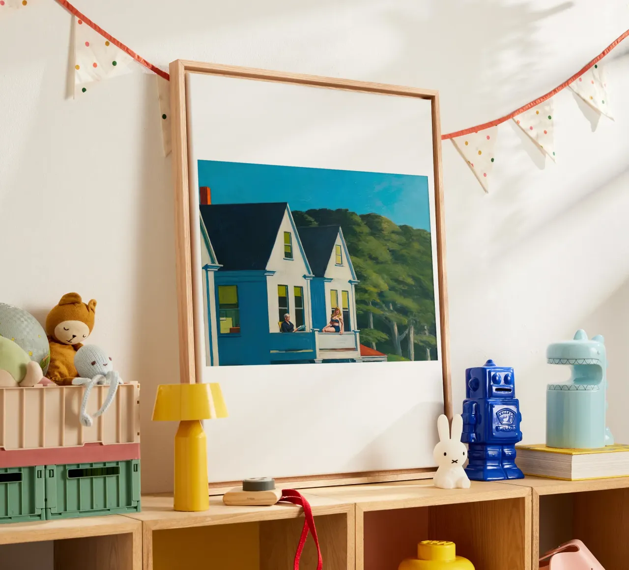 HOPPER ZONLICHT canvas van ART BEST