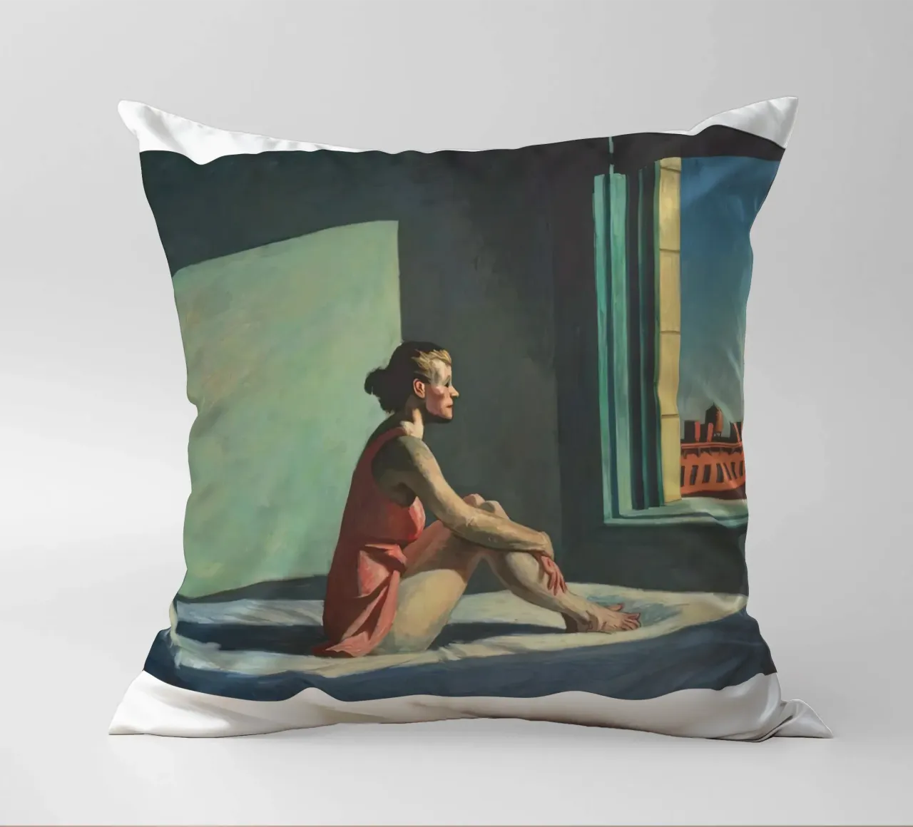 Girl Window decorative cushion by ART BEST