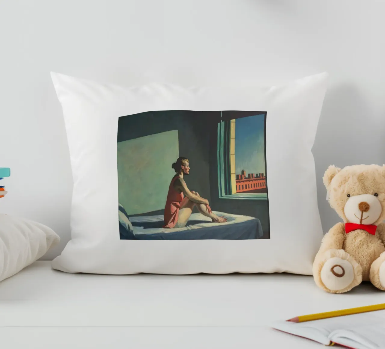 Girl Window decorative cushion by ART BEST