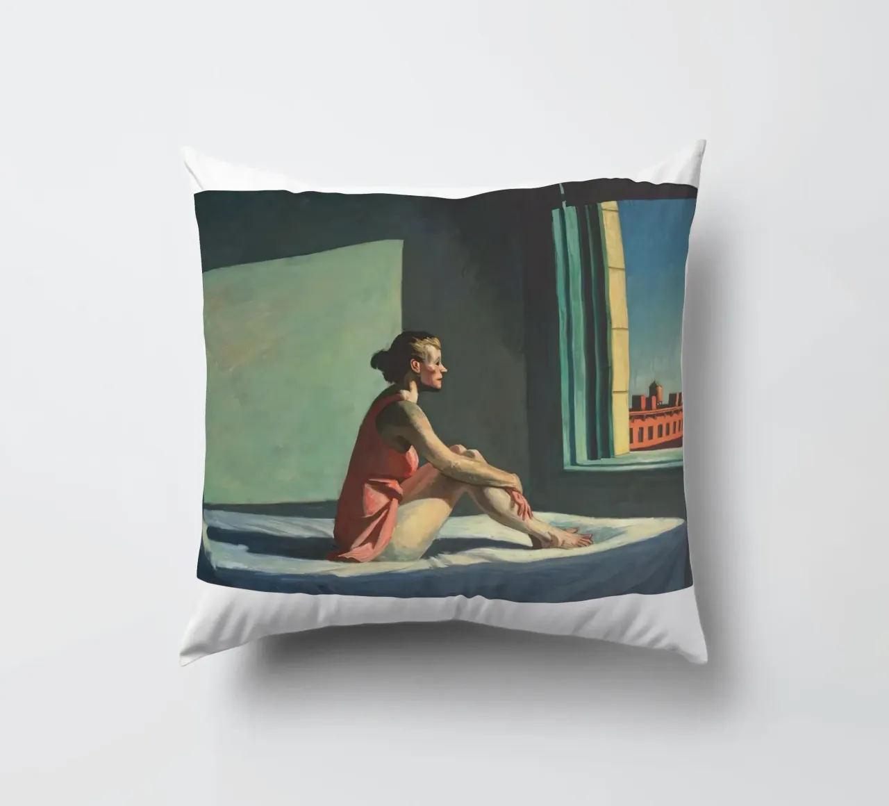 Girl Window decorative cushion by ART BEST