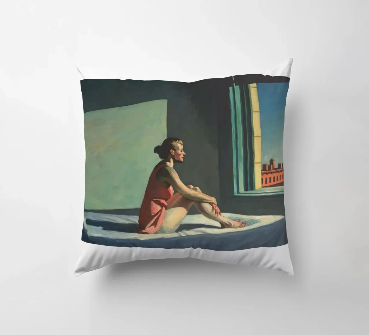Girl Window decorative cushion by ART BEST