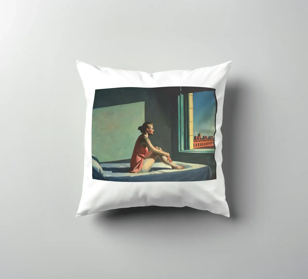Girl Window decorative cushion by ART BEST