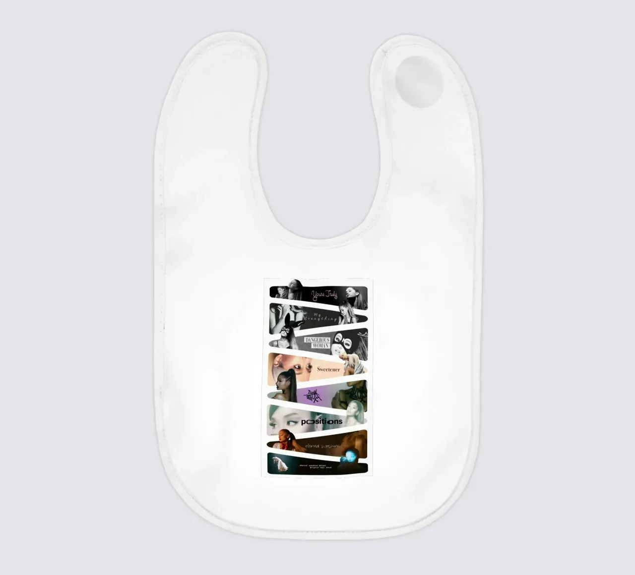 Grande Whispers In Pink baby bib by hornosofhappy