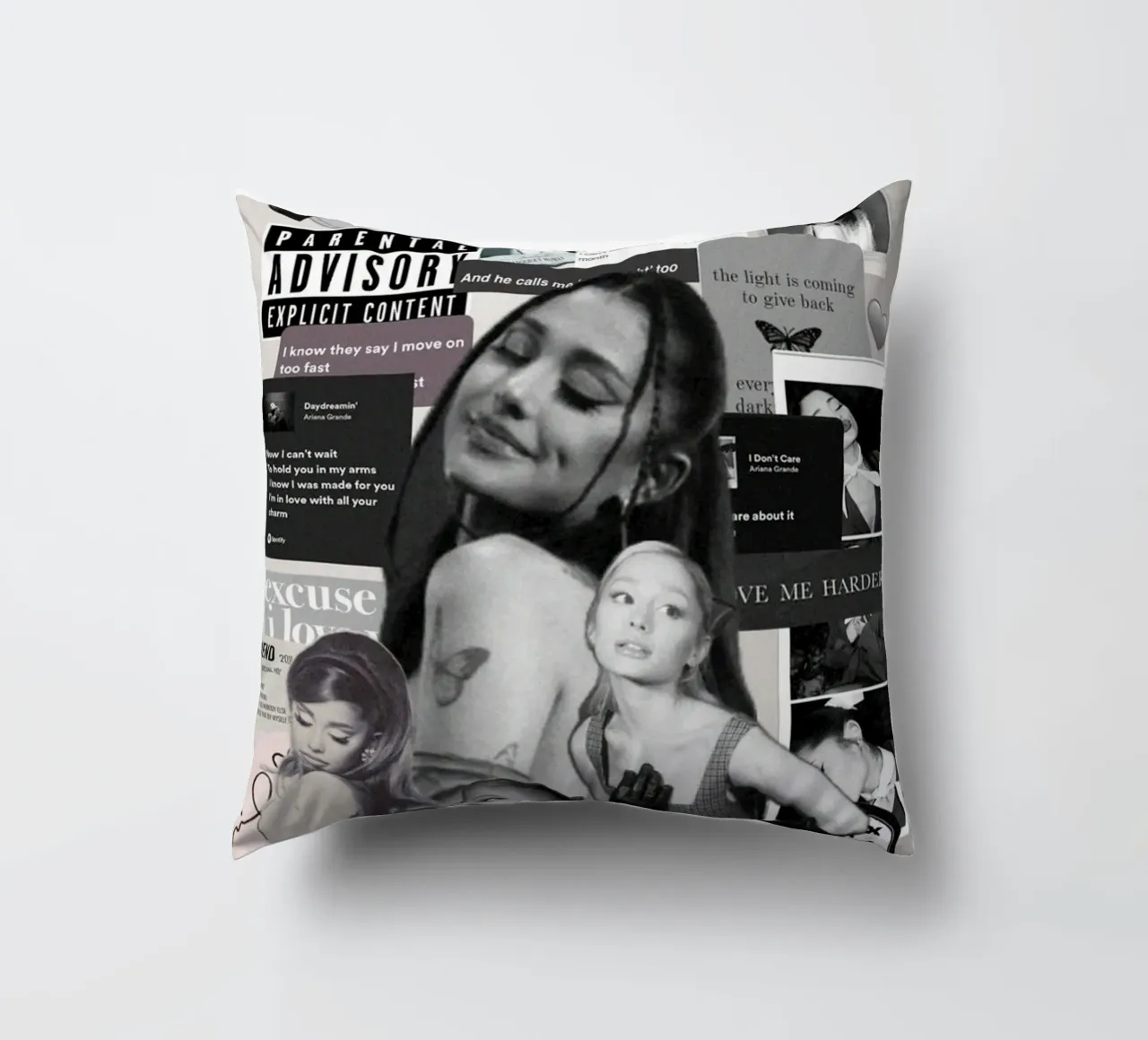 Moonlight Melodies Forever Yours decorative cushion by hornosofhappy