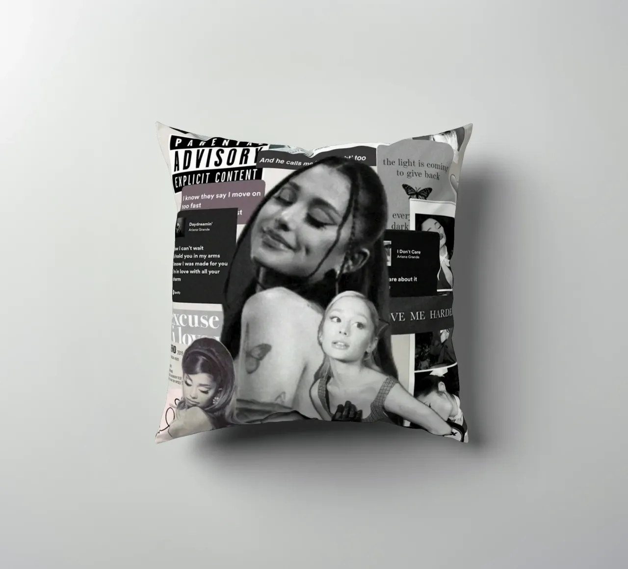 Moonlight Melodies Forever Yours decorative cushion by hornosofhappy