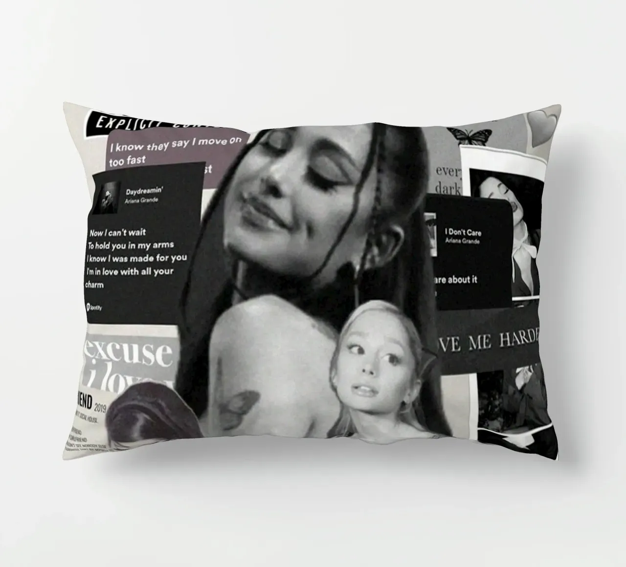 Moonlight Melodies Forever Yours decorative cushion by hornosofhappy
