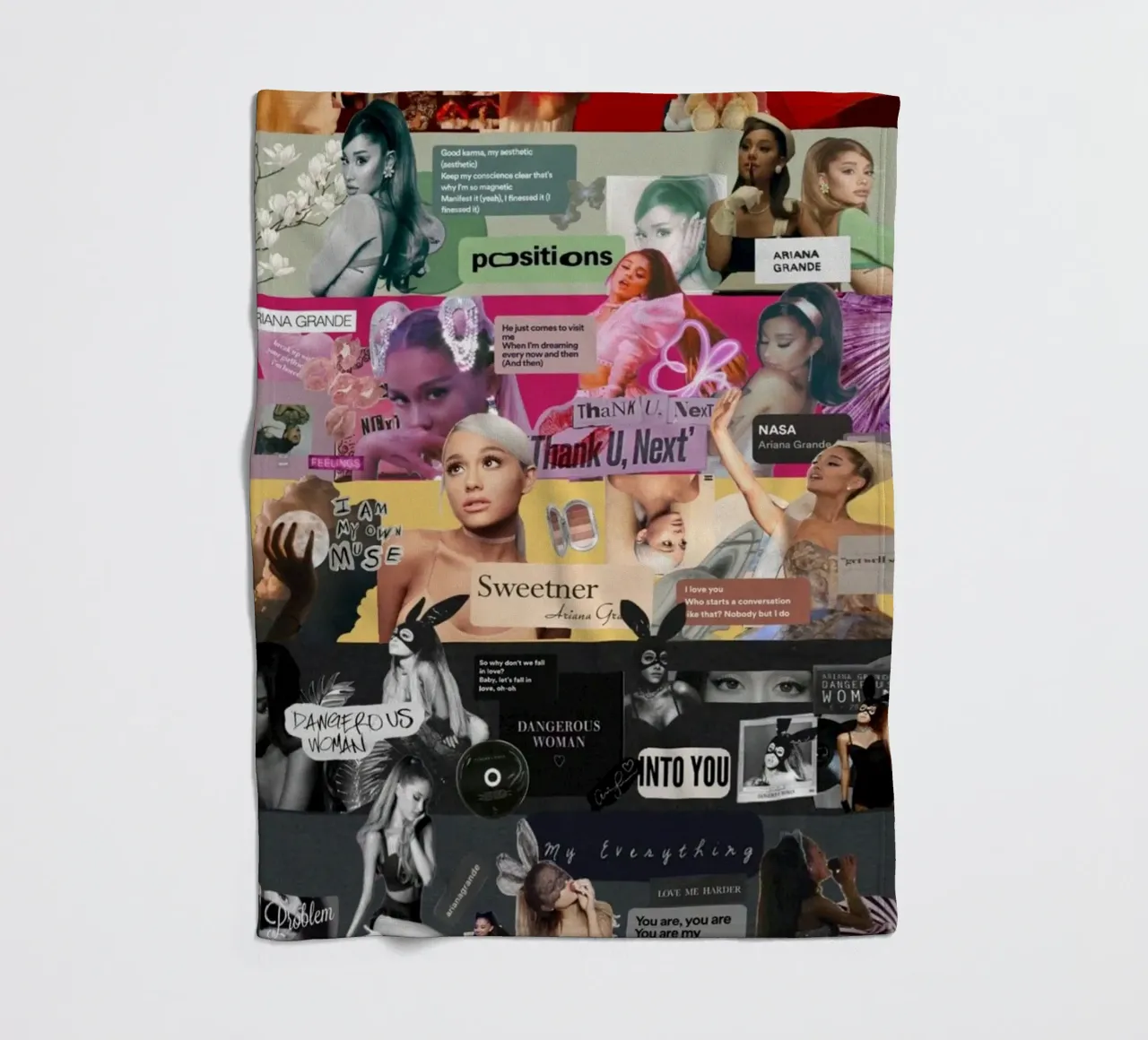 Thank U Next Vibes coperta in pile da hornosofhappy