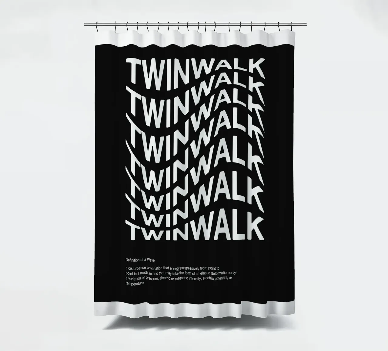 Twinwalk text style tenda da doccia da TwinWalk