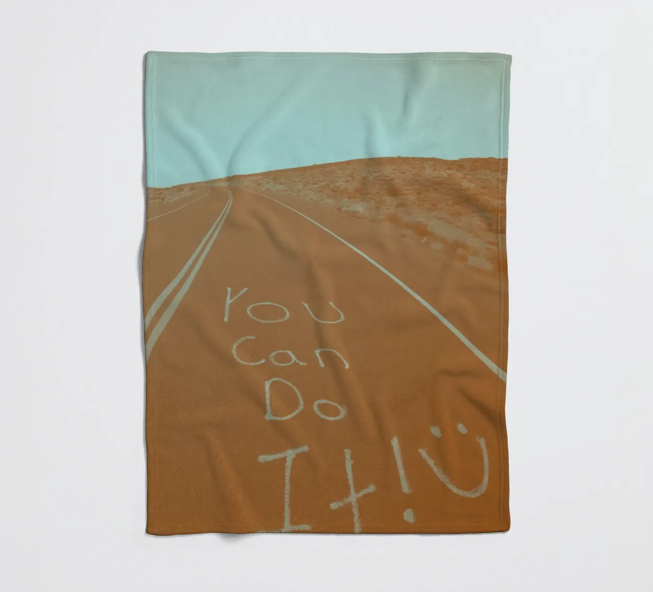 YOU CAN DO IT coperta in pile da Einfach Uebel