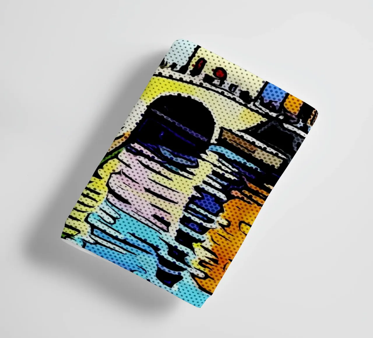 Sur la route en Europe, motif 6 serviette de bain de ZAMART - PopArt