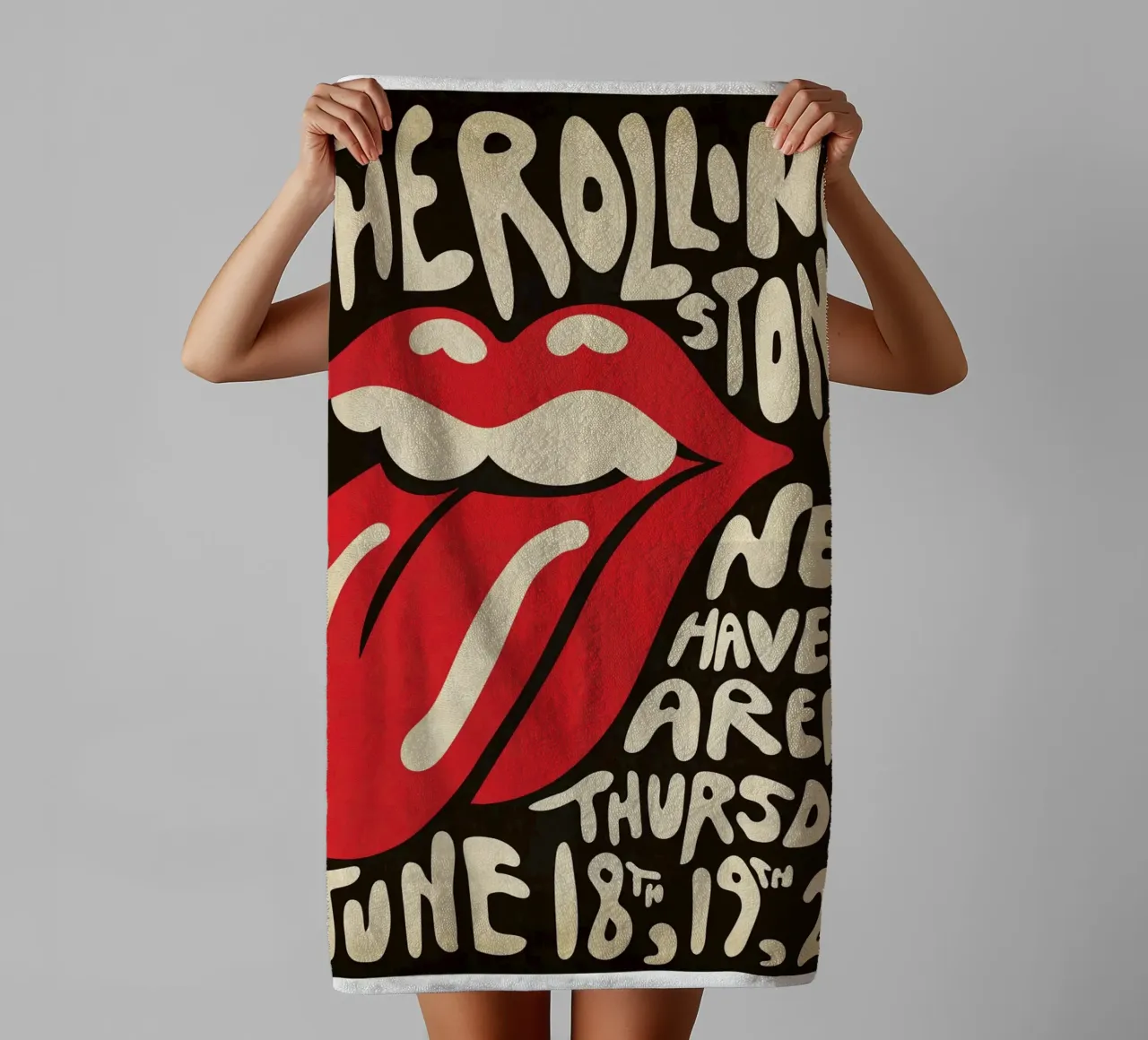 Band The Best Three towel by PRADULE