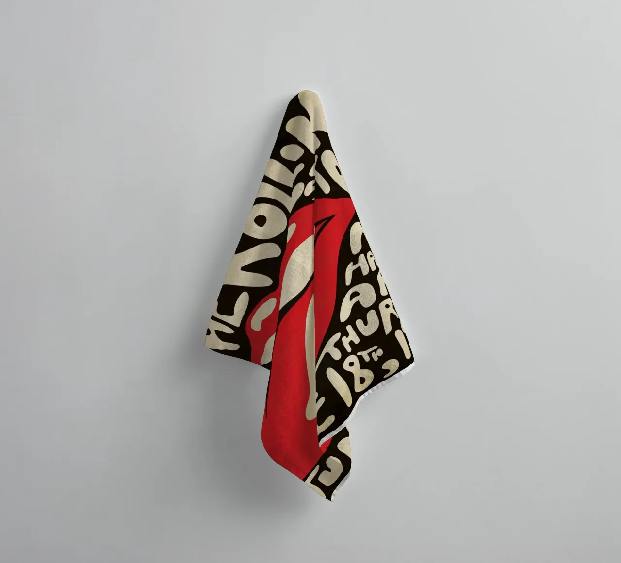 Band The Best Three towel by PRADULE