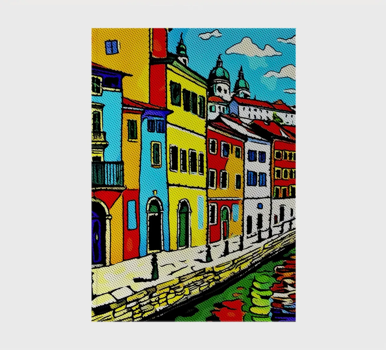 Travelling in Europe, motif 7 notebook by ZAMART - PopArt